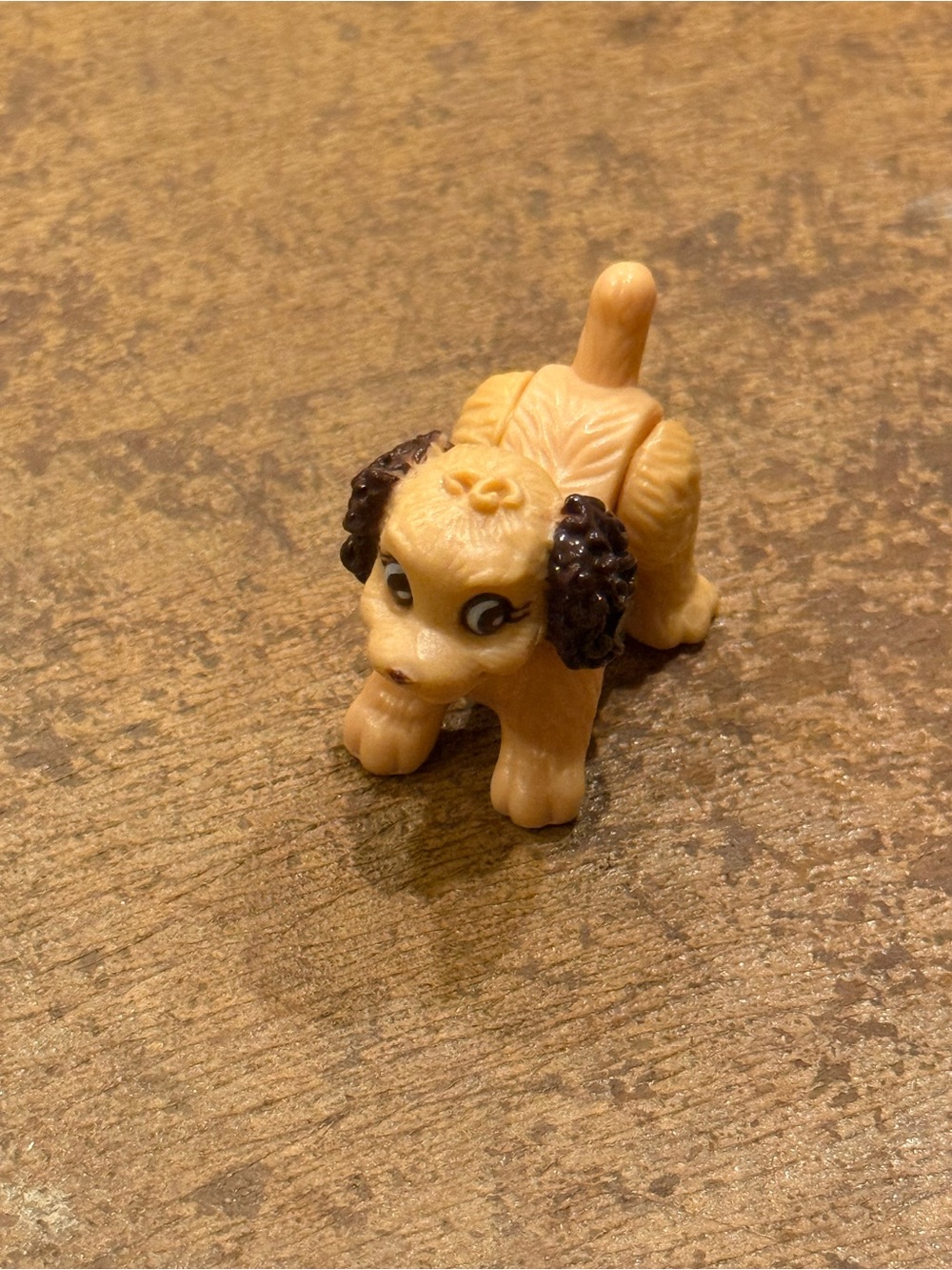 1990s Polly Pocket puppy figure from the "Dazzlin' Pet Show"